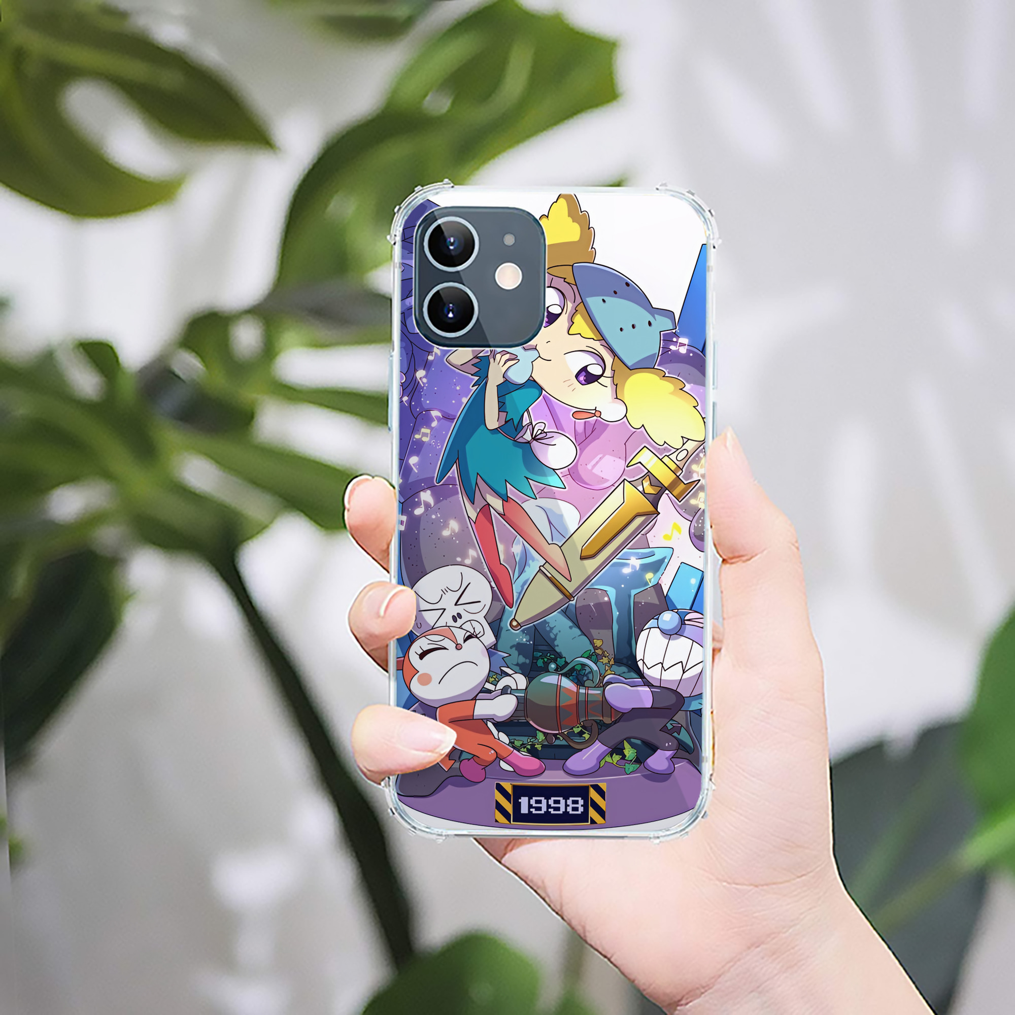 （画像用） アンパンマン Anpanman 【iPhone 12シリーズ対応】透明スマホケース（クリアソフトケース）